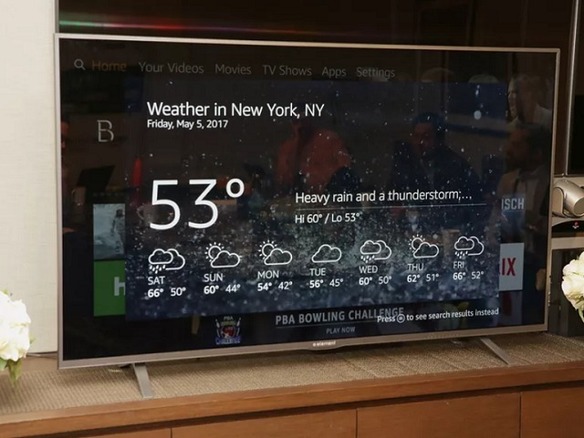 「Fire TV」を内蔵する初の4Kスマートテレビが登場へ--「Alexa」搭載